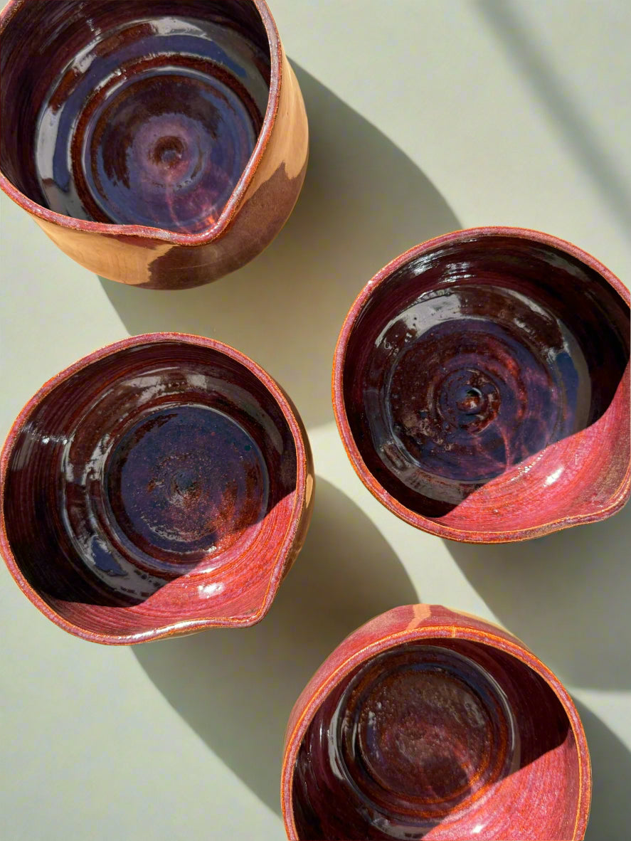 Home Collaborative x Wave 3 Maroon Chawan Matcha Bowl