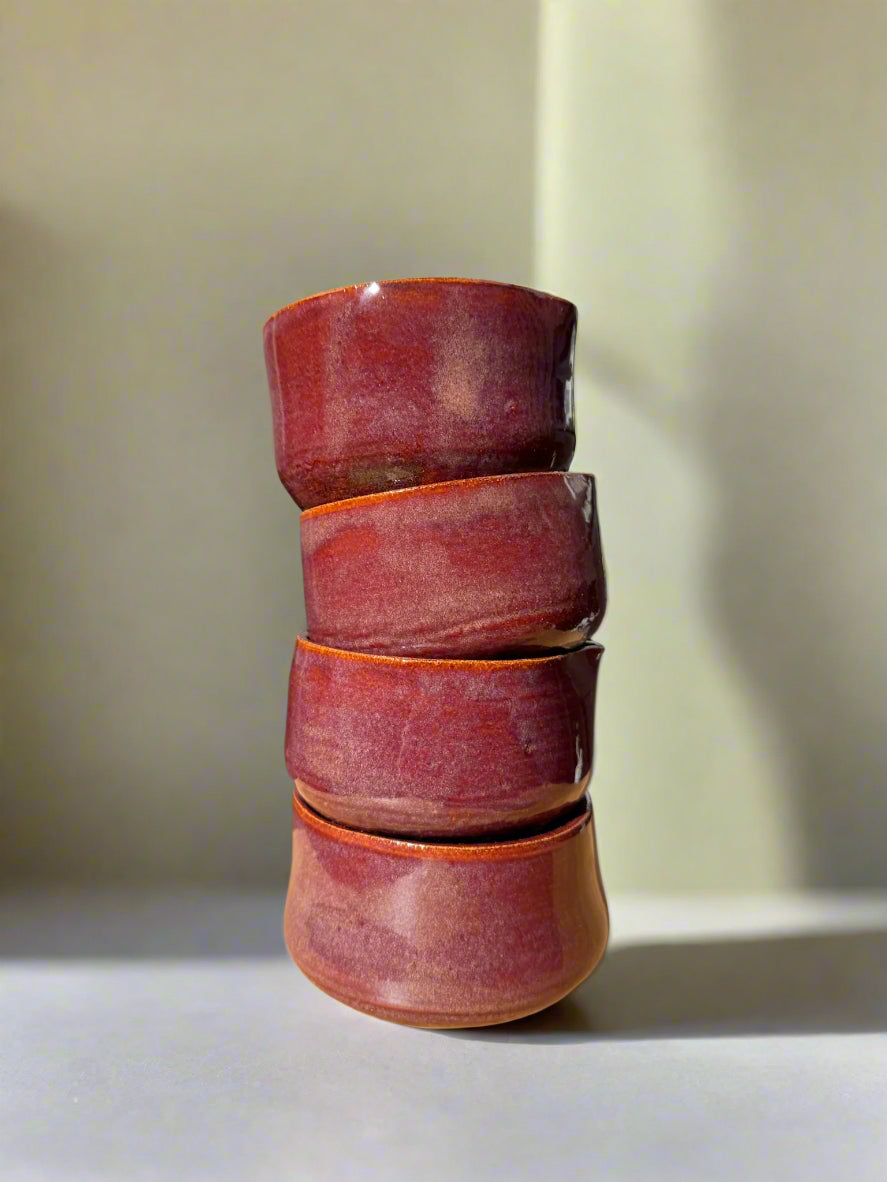 Home Collaborative x Wave 3 Maroon Chawan Matcha Bowl