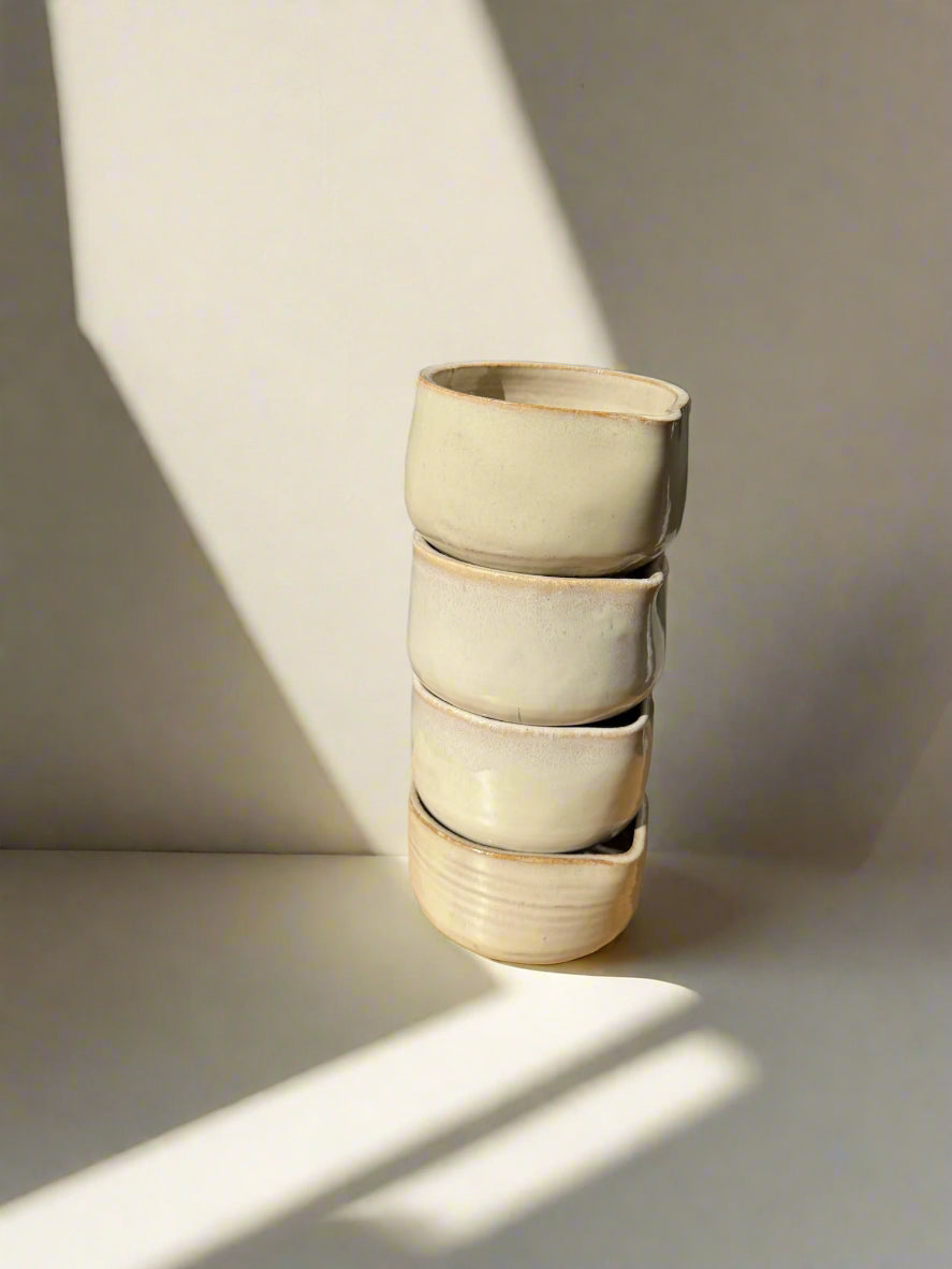 Home Collaborative x Wave 3 Cream Chawan Matcha Bowl